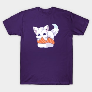 Arctic Fox Salmon Sushi T-Shirt